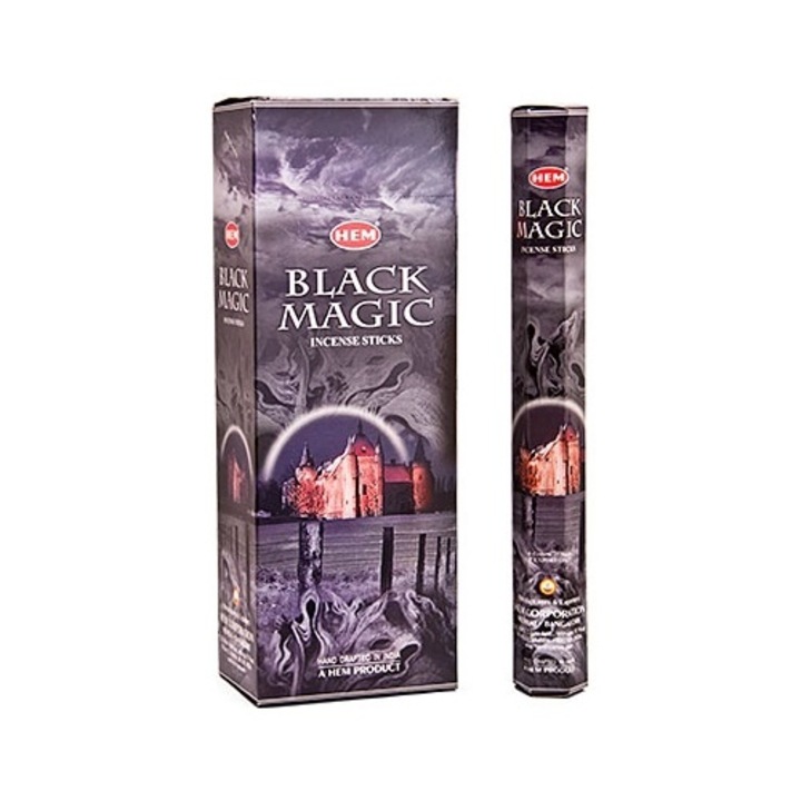 Illatos pálcika készlet Hem Black Magic 6 doboz x 20 pálcika