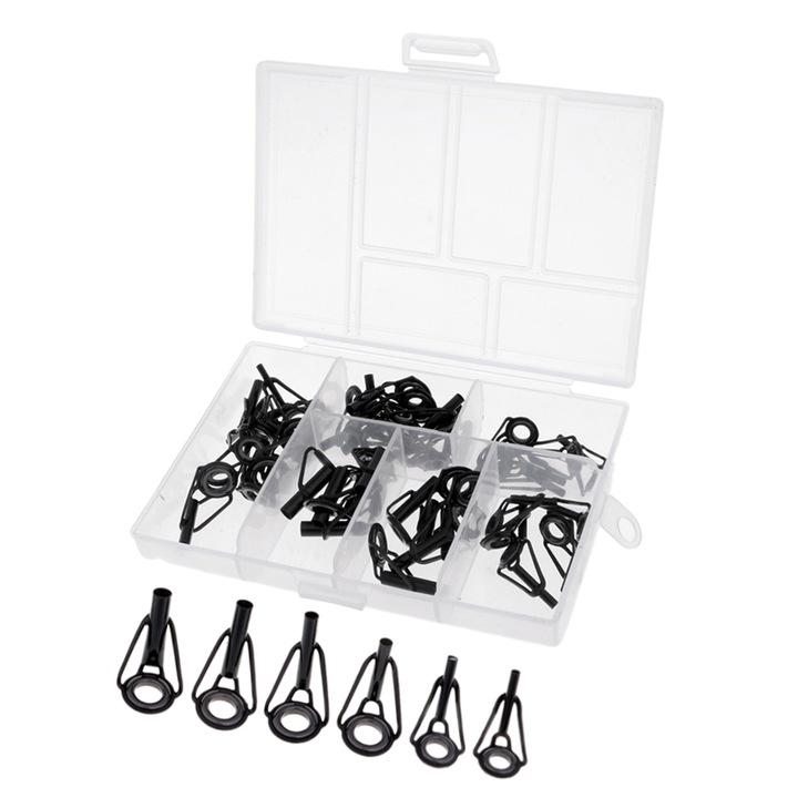 Egységvezető gyűrű javító készlet, TopGearWorld, rozsdamentes acél/kerámia, fekete