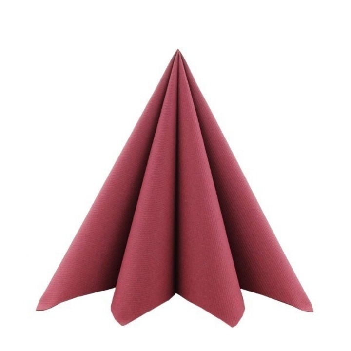 Servetele Mank HORECA, Softpoint®, Bordeaux, 40 x 40 cm, Ideale pentru Nunti, Petreceri, Botezuri, Set 50