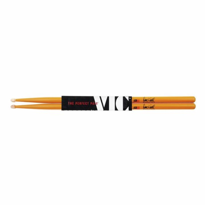 Set 2 Bete Tobe Vic Firth SDW2 cu semnatura Dave Weckl si varfuri de lemn, 48 grame, 5A