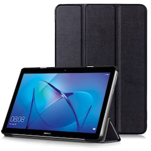 Husa Protectoare pentru Tableta Huawei Mediapad T3 10, Premium Shield, FoldPro, V254, Microfibra, Negru