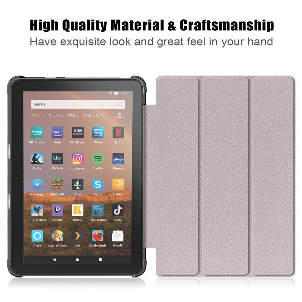 Husa Protectie pentru Amazon Fire HD 8 2017, Sol Safe, C68, Nanotextil, Deep Dark