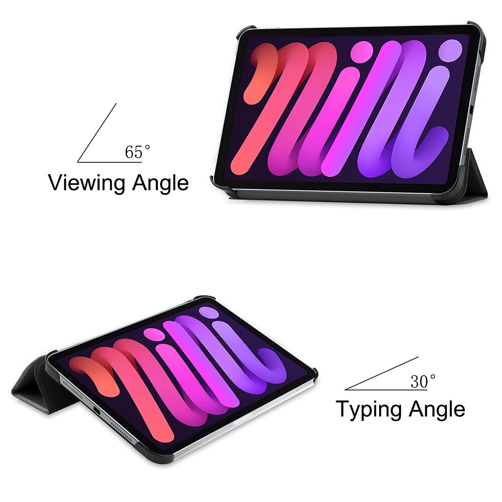 Husa pentru iPad mini 6 (2021) / iPad mini 7 (2024) - Techsuit FoldPro - Black