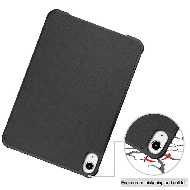 Husa pentru iPad mini 6 (2021) / iPad mini 7 (2024) - Techsuit FoldPro - Black