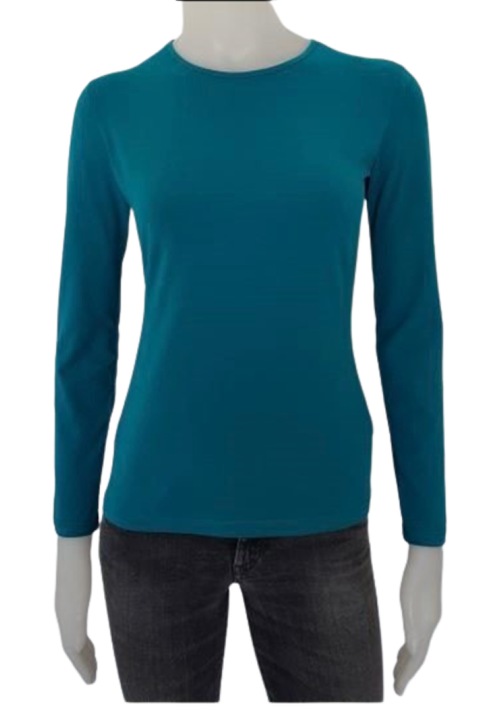 Bluza Dama Clasica cu Maneca Lunga, Knox, B2001, Albastru petrol