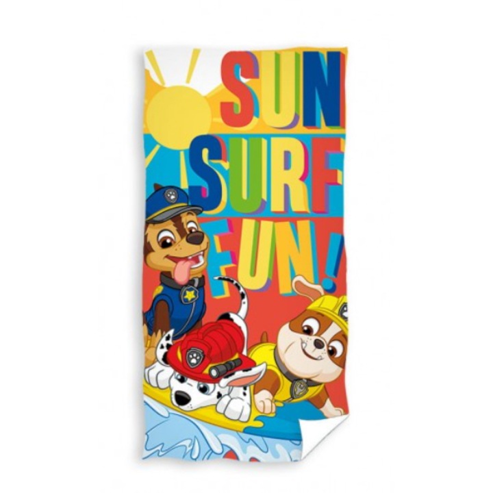 Prosop de plaja, Detexpol, Model PSI Patrol, Bumbac, 70x140 cm, Multicolor