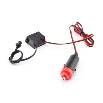 Invertor pentru fir El Wire DC 12V, conectare bricheta auto, pentru 0-3 m Invertor pentru fir El Wire DC 12V, conectare bricheta auto, pentru 0-3 m
