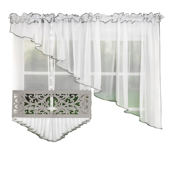 Perdea, Peru, 400x140 cm, Gri