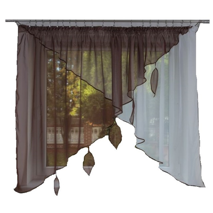 Перде Гърция, 300 х 140 см, Кафяв