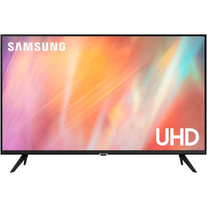 Samsung UE43AU7022KXXH Smart LED Televízió, 108 cm, 4K, Crystal Ultra HD, G energiaosztály, Fekete