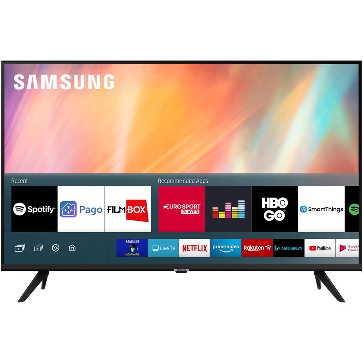 Телевизор Samsung LED 55AU7092, 55" (138 см), Smart, 4K Ultra HD, Клас G