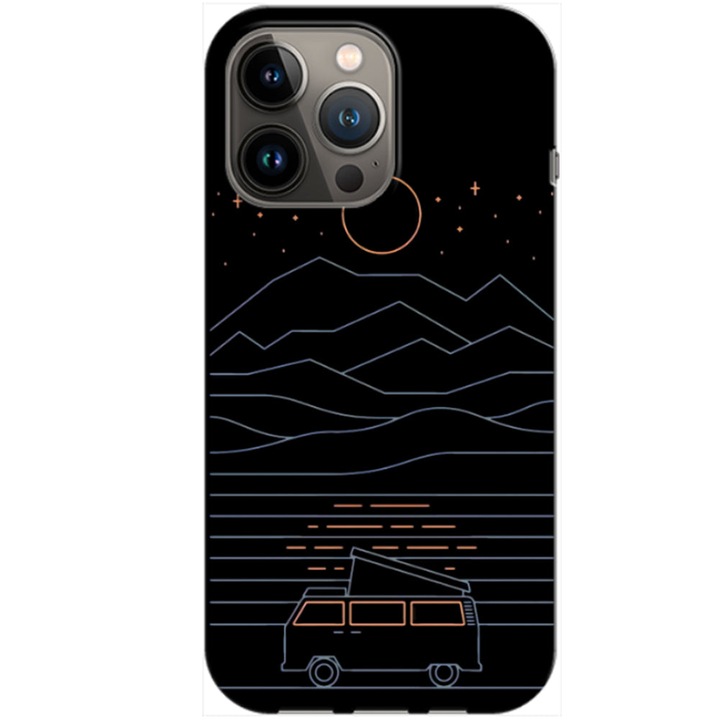 Husa compatibila cu Apple iPhone 14 Pro model Van Life, Silicon, TPU, Viceversa