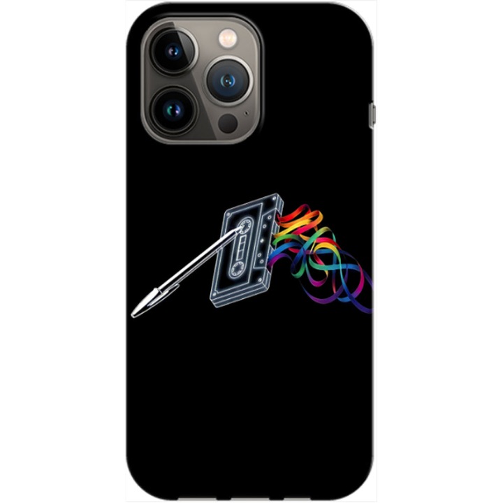 Husa compatibila cu Apple iPhone 14 Pro model Mixtape, Silicon, TPU, Viceversa