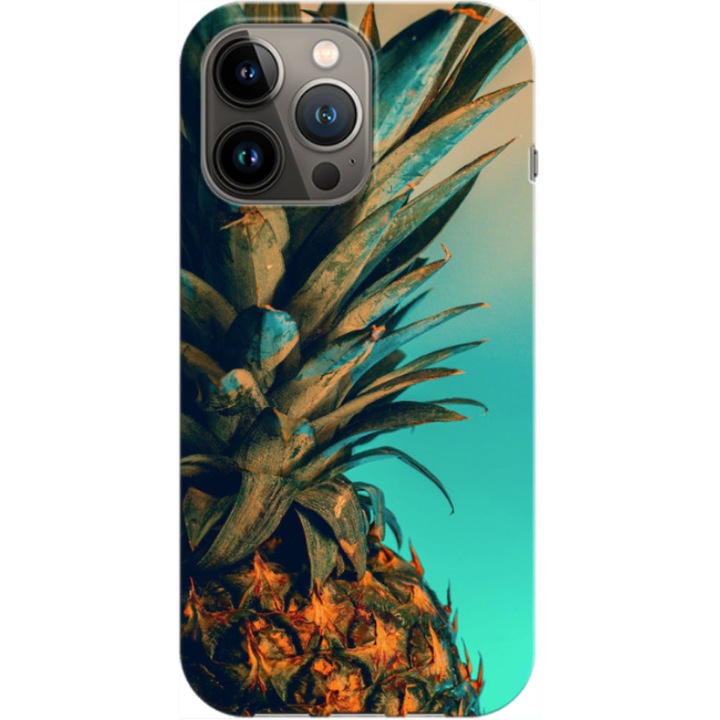 Husa compatibila cu Apple iPhone 14 Pro Max model Pineapple, Silicon, TPU, Viceversa