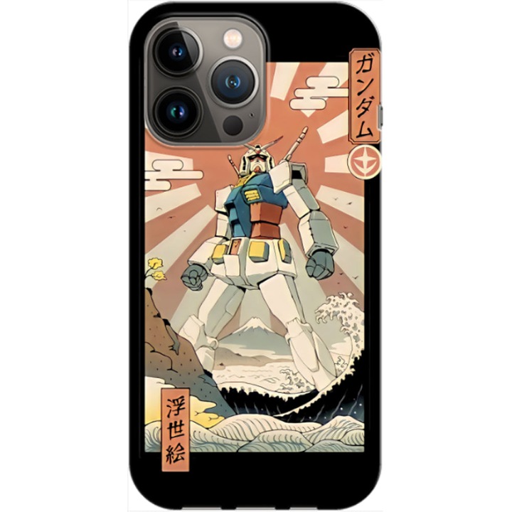 Husa compatibila cu Apple iPhone 14 Pro model Samurai Robot Suit, Silicon, TPU, Viceversa