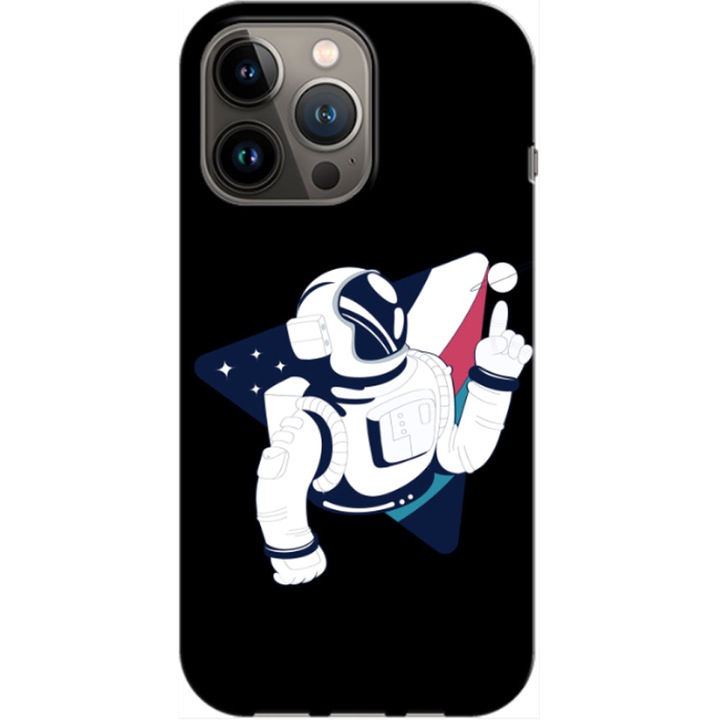 Husa compatibila cu Apple iPhone 14 Pro model Space Baller, Silicon, TPU, Viceversa