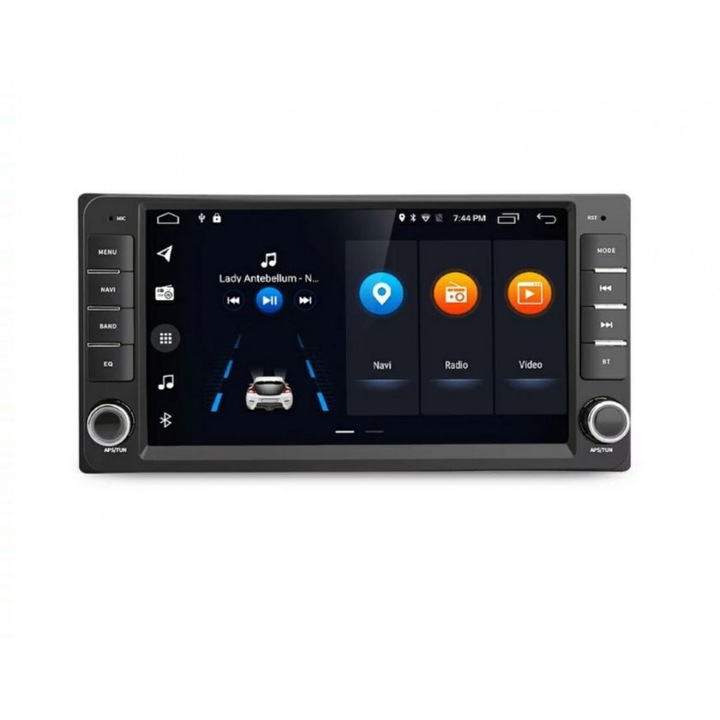 Мултимедия с навигация за Toyota Auris, Hilux, Land Cruiser, Rav4, Yaris, 2001-2011, Android, 4+2+16