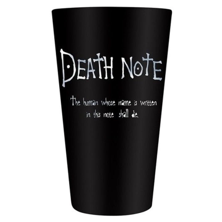 Pahar din sticla Death Note - Ryuk, 400 ml