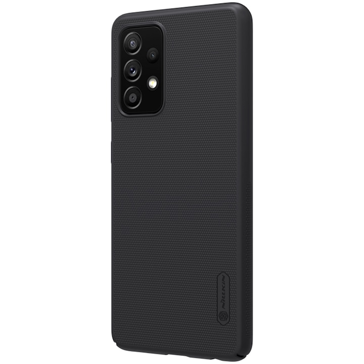 AZIAO polikarbonát AntiGrip texturált tok Samsung Galaxy A52 4G / A52 5G / A52s 5G telefonhoz, tökéletes illeszkedés, vékony szerkezet, ütésálló sarkok, lökhárító elnyelés, texturált fekete