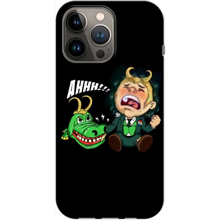 Husa compatibila cu Apple iPhone 14 Pro model Baby Loki, Silicon, TPU, Viceversa