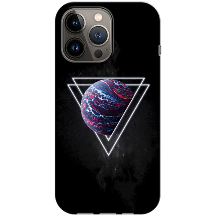 Husa compatibila cu Apple iPhone 14 Pro model Alien Planet, Silicon, TPU, Viceversa