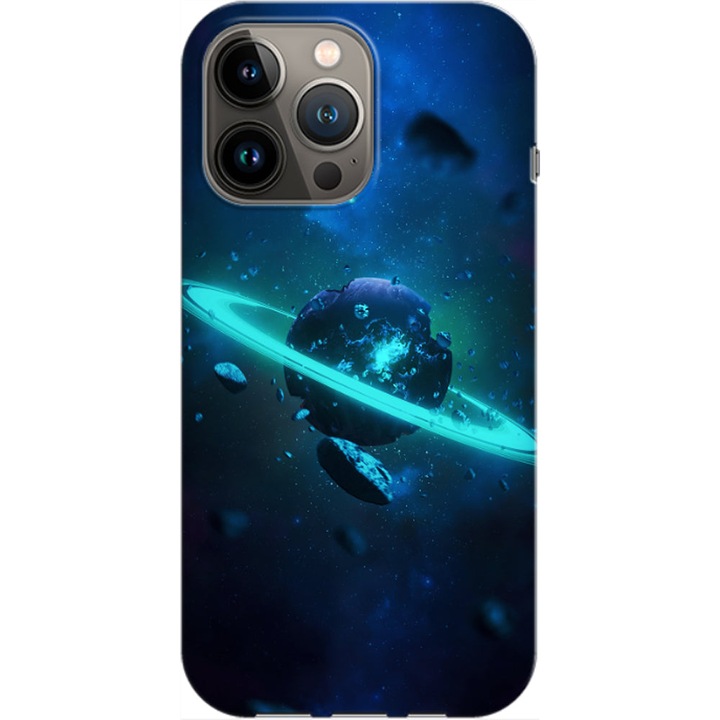 Husa compatibila cu Apple iPhone 14 Pro Max model Collapsing Star, Silicon, TPU, Viceversa
