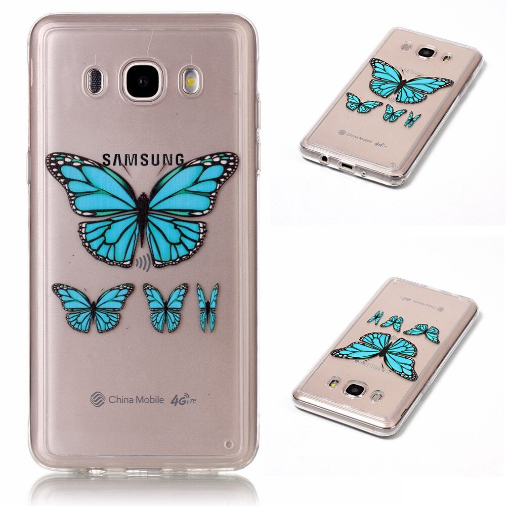 Carcasa Samsung Galaxy J5 2016, Silicon Transparent, Imprimeu, Spring Desire