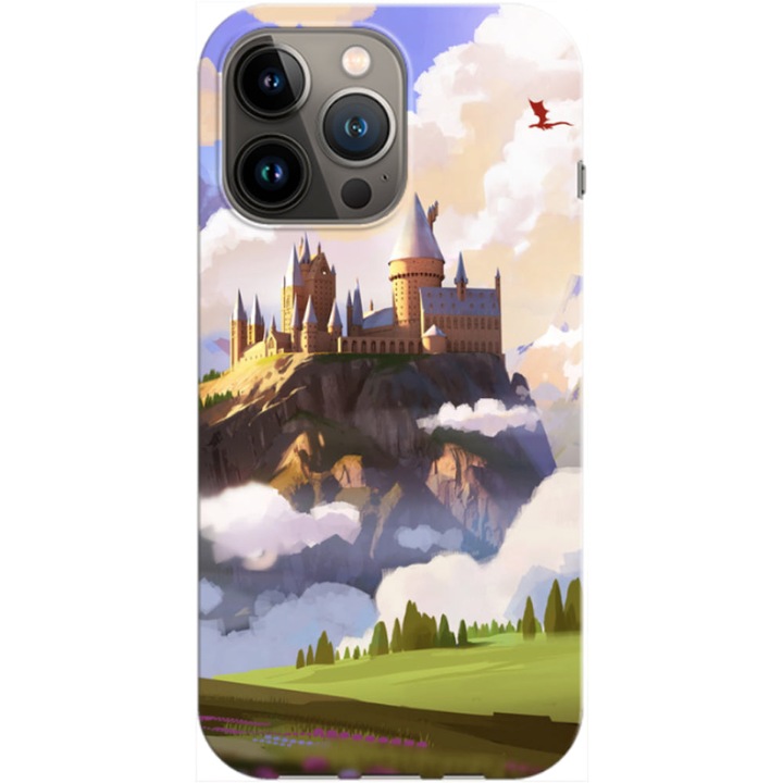 Husa compatibila cu Apple iPhone 14 Pro Max model Hogwarts, Silicon, TPU, Viceversa