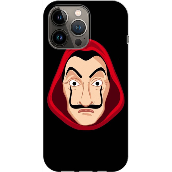 Husa compatibila cu Apple iPhone 14 Pro Max model Money Heist, Silicon, TPU, Viceversa