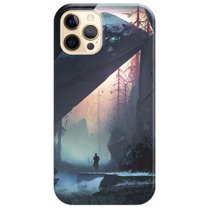 Husa compatibila cu Apple iPhone 14 Pro model Cave, Silicon, TPU, Viceversa