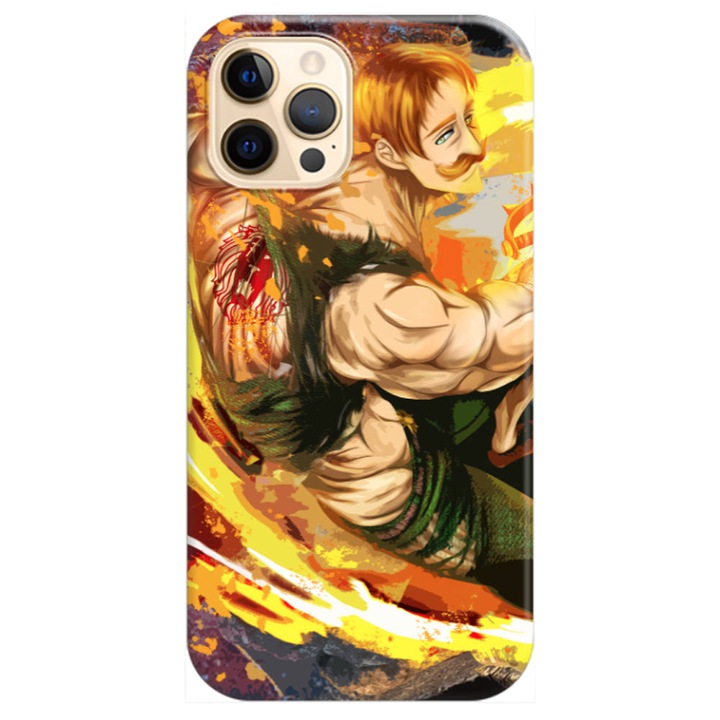 Husa compatibila cu Apple iPhone 14 Pro Max model Escanor The Seven Deadly Sins, Silicon, TPU, Viceversa