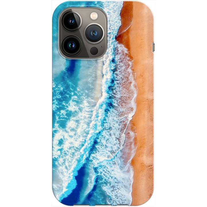 Husa compatibila cu Apple iPhone 14 Pro Max model Seashore, Silicon, TPU, Viceversa