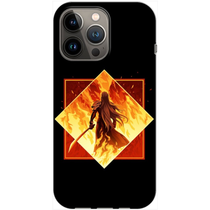 Husa compatibila cu Apple iPhone 14 Pro Max model Sephiroth, Silicon, TPU, Viceversa
