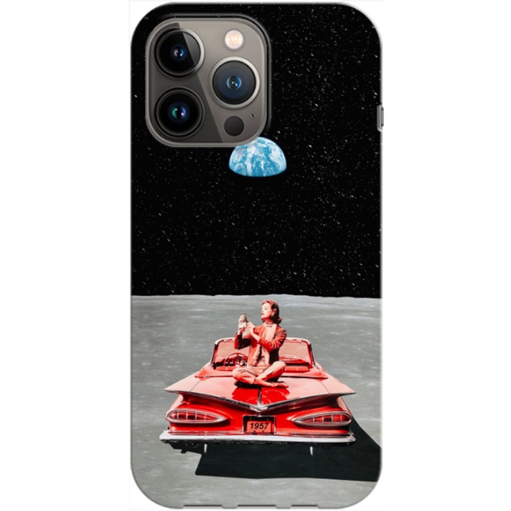 Husa compatibila cu Apple iPhone 14 Pro Max model Retromania, Silicon, TPU, Viceversa