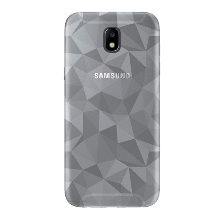 Szilikon telefonvédő (3D, gyémánt minta) ÁTLÁTSZÓ [Samsung Galaxy J3 (2017) SM-J330 EU] (5996457767687)