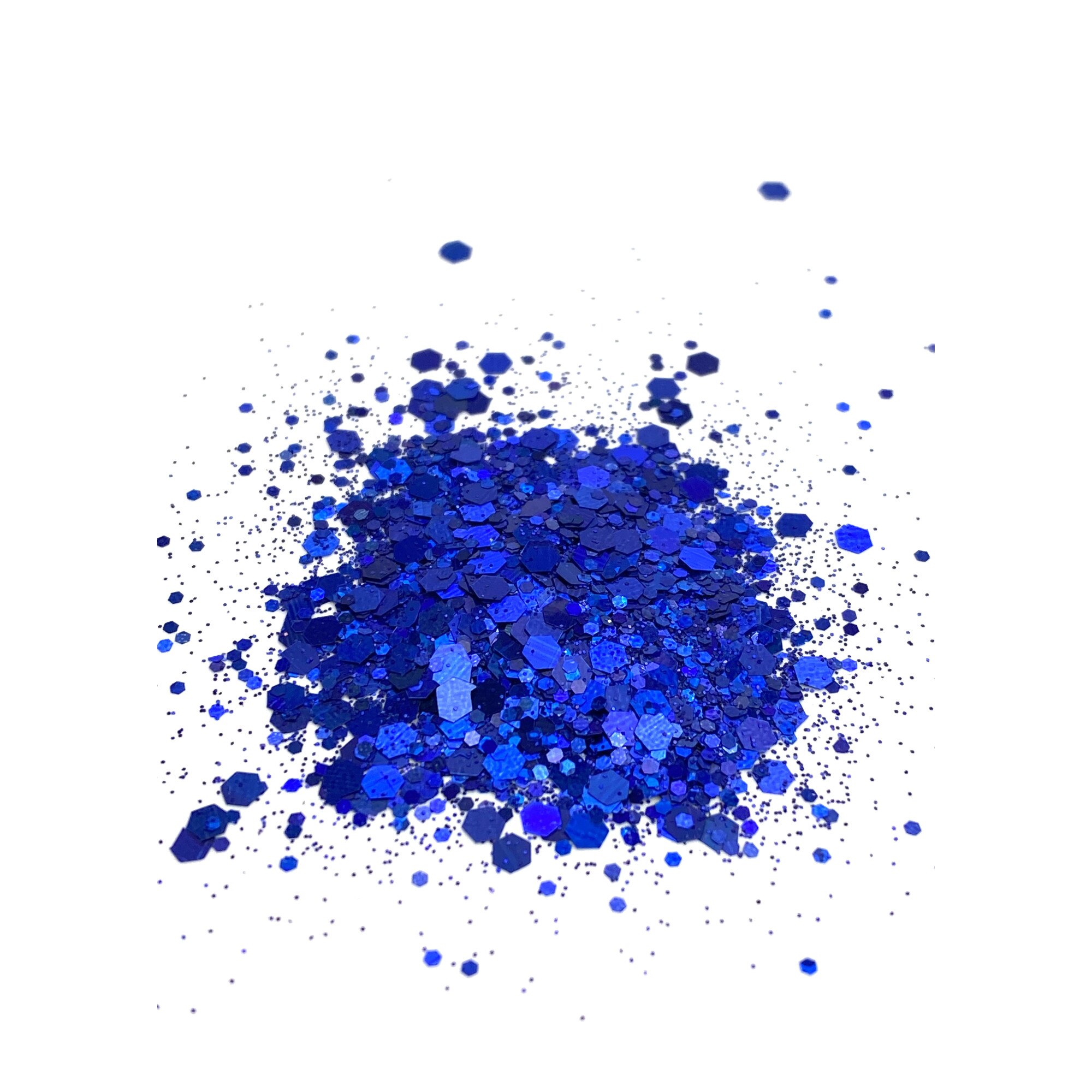 Pigment Chunky Glitter Dark Blue pentru Wax Melts, Rasina Epoxidica, Machiaj, Lac de unghii