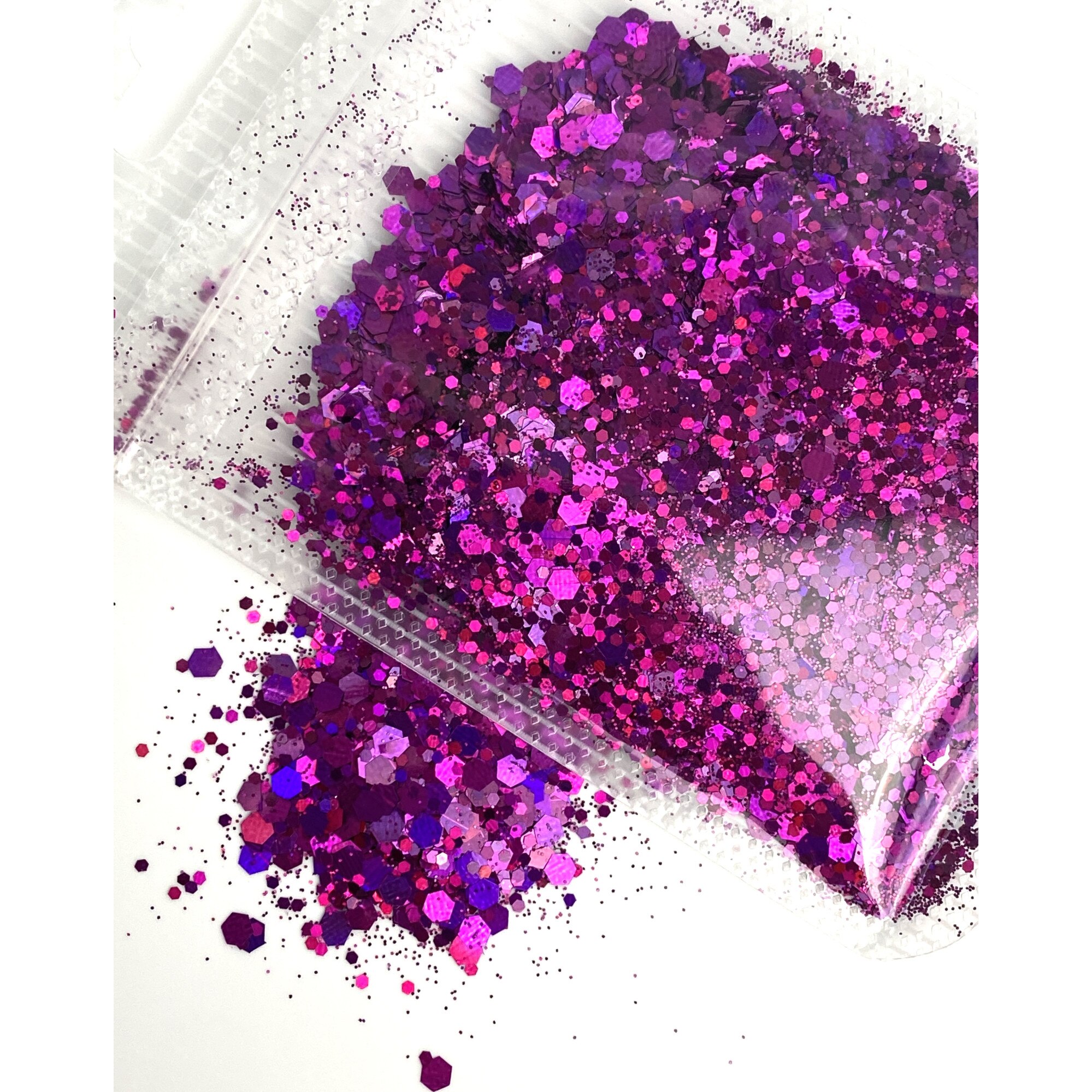 Pigment Chunky Glitter Violet pentru Wax Melts, Rasina Epoxidica, Machiaj, Lac de unghii