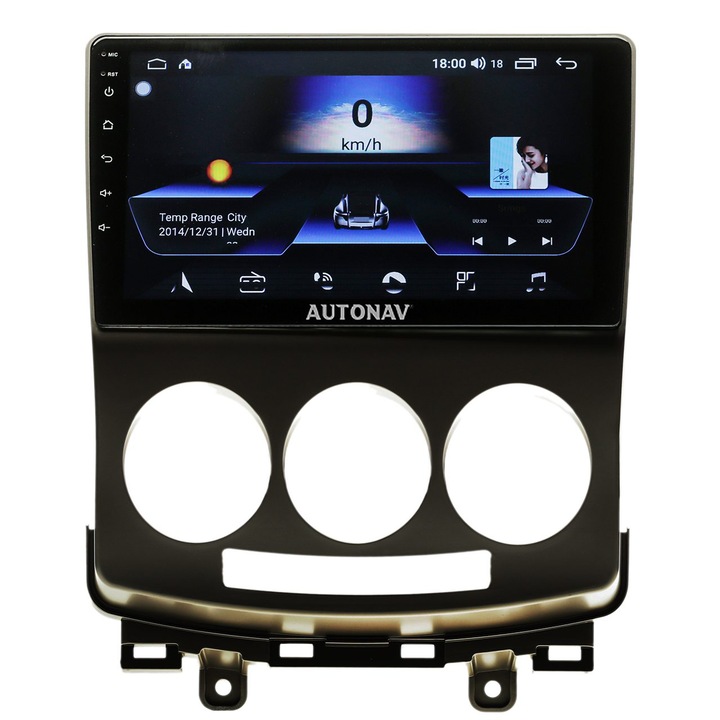 Navigatie AUTONAV Android GPS Dedicata Mazda 5 2004-2010, Model Classic, Memorie 64GB Stocare, 4GB RAM, Display 9" Full-Touch, WiFi, 2 x USB, Bluetooth, 4G, Octa-Core 8 * 1.8GHz, 4 * 50W Audio