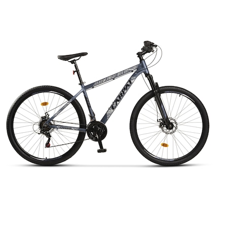 Bicicleta Mountain Bike CARPAT Spartan 2.9 C2984C, Shimano Tourney cu protectie la lovituri, 21 viteze, Roti 29 Inch, Frane pe Disc, Gri/Negru