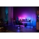 Banda LED RGB Philips Hue Gradient pentru PC, monitor 24-27 inch, 15W, 800 lm, lumina alba si colorata, 90.5 cm, Alb