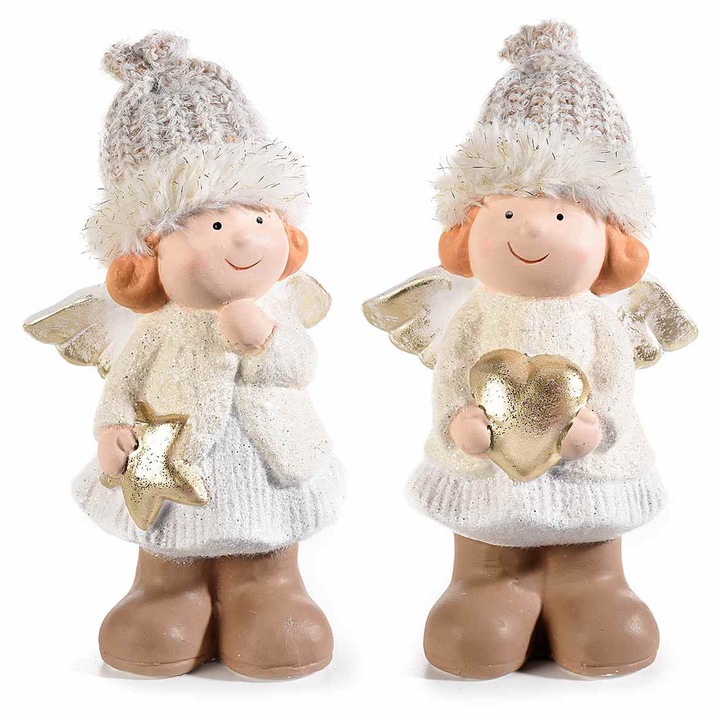 Set 2 figurine Inger 11x8x19.5 cm