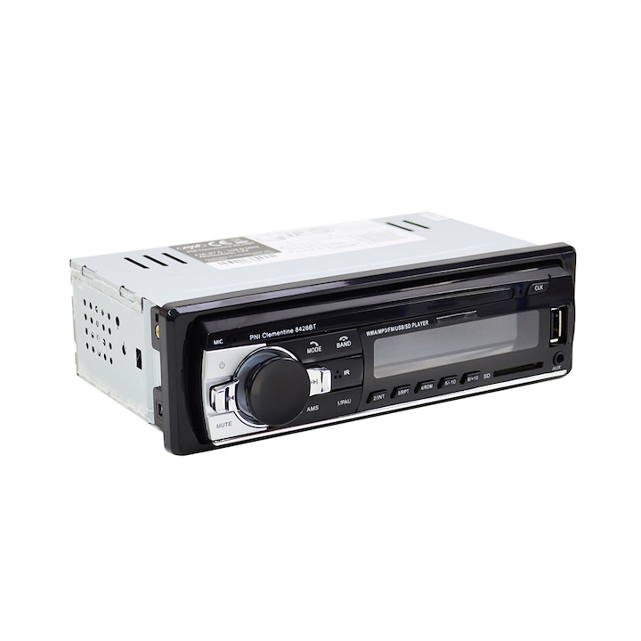 Радио MP3 плеър за кола PNI Clementine 8428BT, 4x45w, 1 DIN с SD, USB, AUX, RCA, Bluetooth