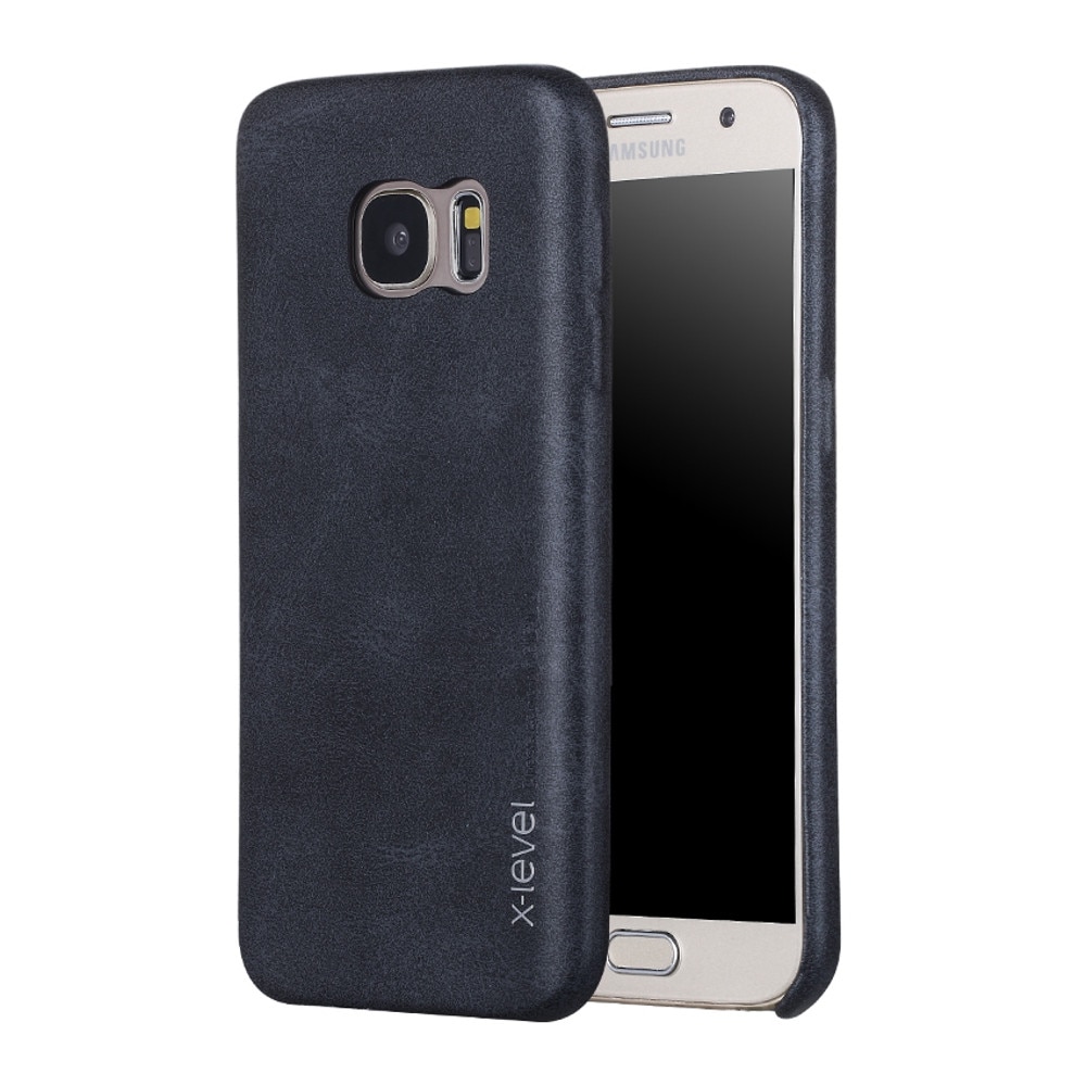 Husa de protectie spate X-Level Vintage pentru Galaxy S7, negru