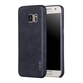 Husa de protectie spate X-Level Vintage pentru Galaxy S7, negru Husa de protectie spate X-Level Vintage pentru Galaxy S7, negru