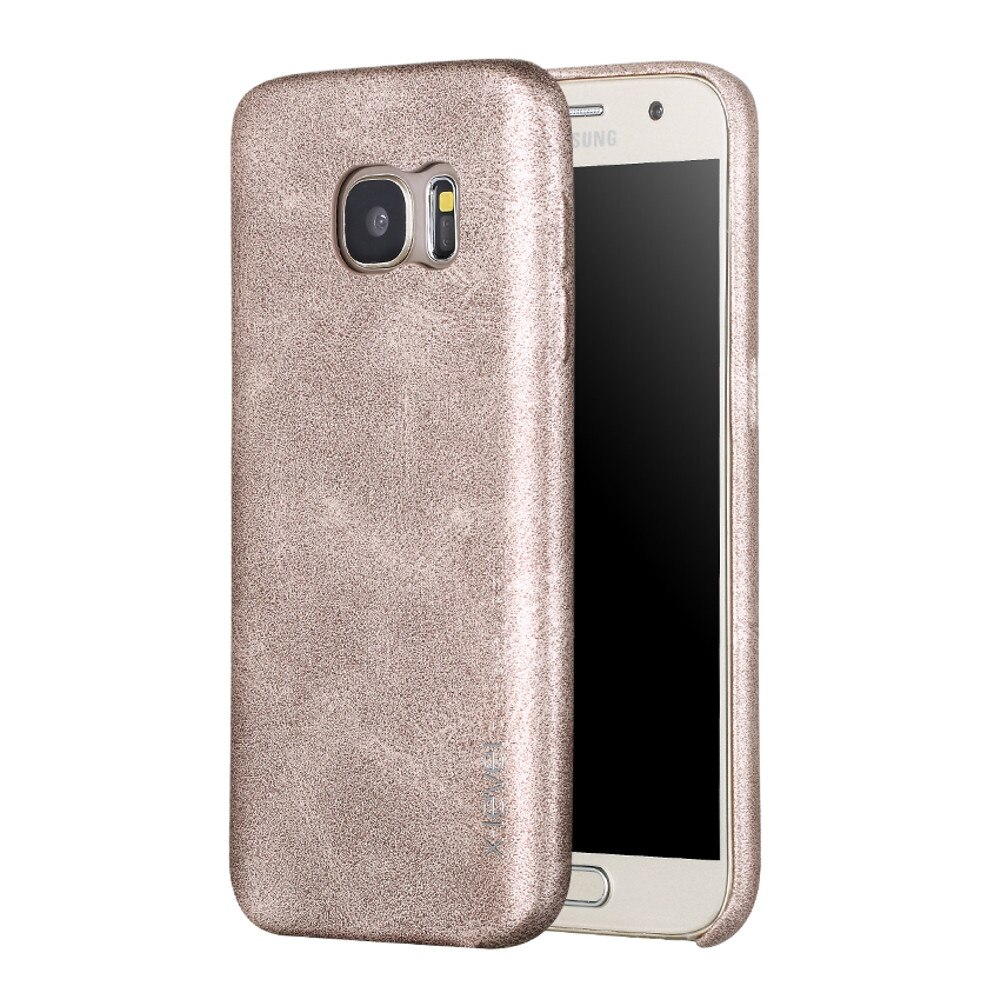 Husa de protectie spate X-Level Vintage pentru Galaxy S7, auriu