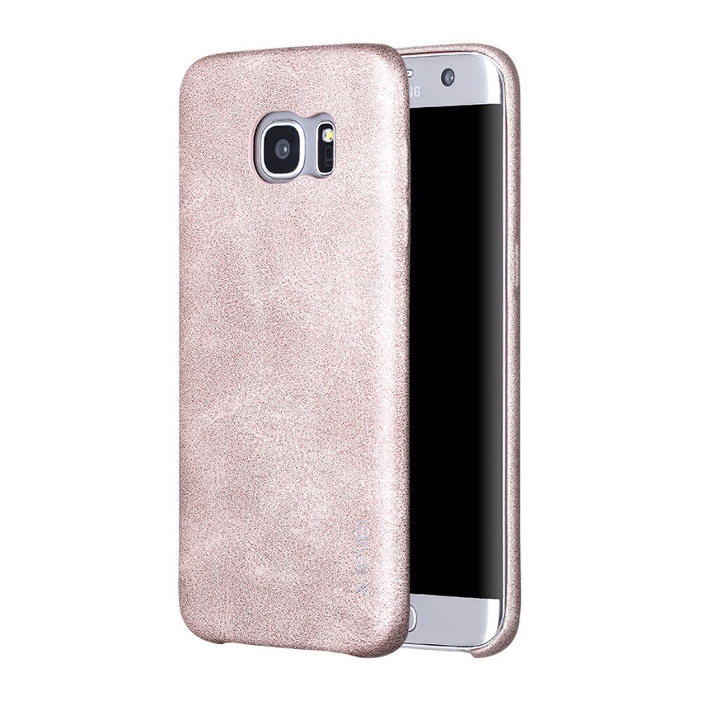 Husa de protectie spate X-Level Vintage pentru Galaxy S7 Edge, auriu