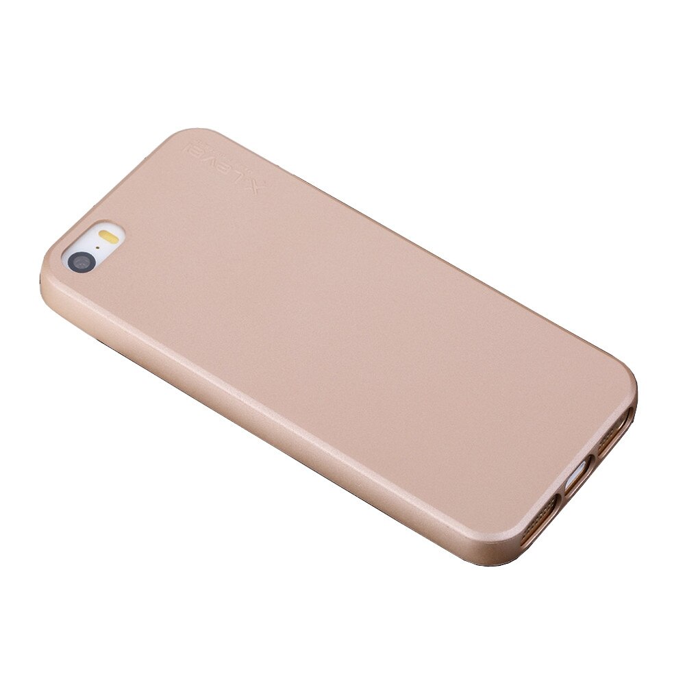 Husa spate X-Level Guardian pentru iPhone 5/5S/SE, auriu