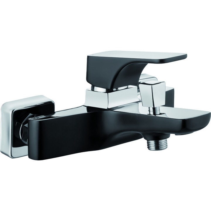 Baterie pentru cada Deante Hiacynt BQH_B100, fara dus, negru/crom