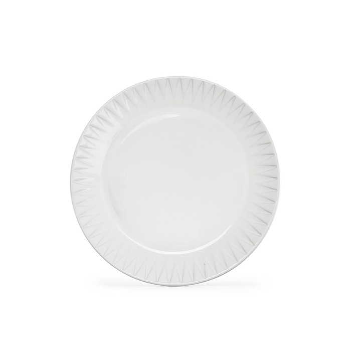 Sagaform Farfurie de cafea, ceramica alba, 20 cm