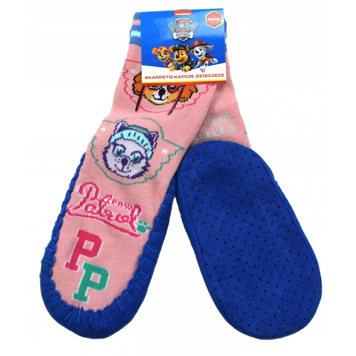 Неплъзгащи се чорапи за момиче Paw Patrol 14260, Розово